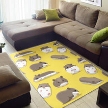 Load image into Gallery viewer, Cute Hamster pattern Area Rug
