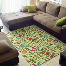Load image into Gallery viewer, Gardening Pattern Print Design G02 Area Rugs
