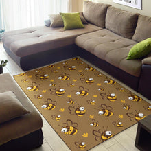 Load image into Gallery viewer, Bee Pattern Print Design BEE09 Area Rugs
