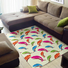 Load image into Gallery viewer, Colorful Chameleon lizard pattern Area Rug
