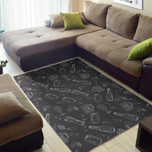 Load image into Gallery viewer, Beer hand drawn pattern Area Rug
