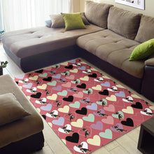 Load image into Gallery viewer, Chihuahua Heart Pink Pattern Area Rug
