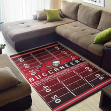Load image into Gallery viewer, Buccaneers Football Field Area Rug
