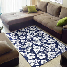 Load image into Gallery viewer, Hibiscus Pattern Print Design HB012 Area Rugs
