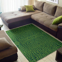 Load image into Gallery viewer, Crocodile Skin Printed Area Rug
