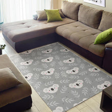 Load image into Gallery viewer, Cute koala leaves pattern Area Rug
