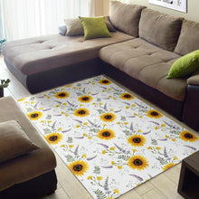 Load image into Gallery viewer, beautiful sunflowers pattern Area Rug
