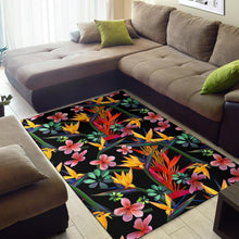 Load image into Gallery viewer, Tropical Flower Pattern Print Design TF015 Area Rugs
