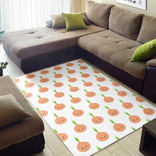 Load image into Gallery viewer, cute onions smiling faces Area Rug
