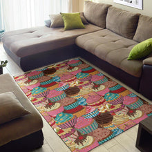 Load image into Gallery viewer, Cupcake Pattern Print Design CP01 Area Rugs
