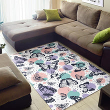 Load image into Gallery viewer, Butterfly pattern Area Rug
