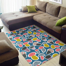 Load image into Gallery viewer, Colorful mushroom design pattern Area Rug
