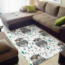 Load image into Gallery viewer, Owl Arrow Pattern Area Rug
