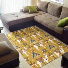 Load image into Gallery viewer, Camels ethnic motif pattern Area Rug
