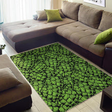 Load image into Gallery viewer, Green hop patternn Area Rug
