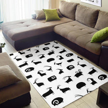 Load image into Gallery viewer, Goat ram pattern Area Rug
