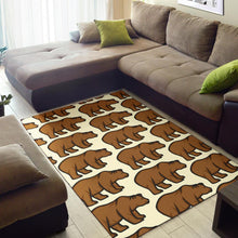 Load image into Gallery viewer, Bear Pattern Print Design BE05 Area Rugs
