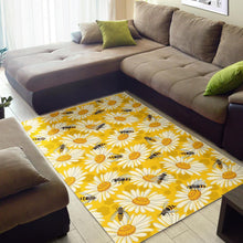 Load image into Gallery viewer, Bee Daisy Pattern Area Rug
