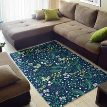 Load image into Gallery viewer, butterfly leaves pattern Area Rug
