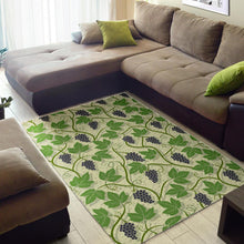 Load image into Gallery viewer, Grape Leaves Pattern Area Rug
