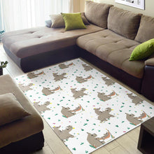Load image into Gallery viewer, Cute Rhino pattern background Area Rug
