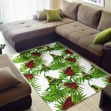 Load image into Gallery viewer, Green Red Frog Pattern Area Rug
