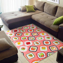Load image into Gallery viewer, Sushi Roll Pattern Area Rug
