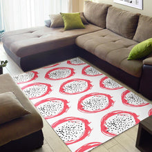 Load image into Gallery viewer, Hand drawn dragon fruit Area Rug
