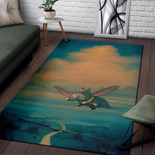 Load image into Gallery viewer, Flying Dumbo Area Rug

