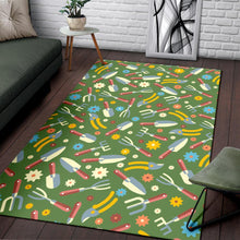 Load image into Gallery viewer, Gardening Pattern Print Design G06 Area Rugs
