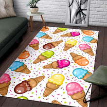 Load image into Gallery viewer, Color Ice Cream Cone Pattern Area Rug
