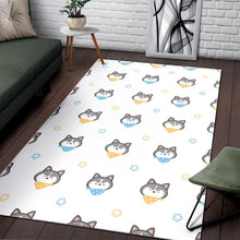 Load image into Gallery viewer, Cute Siberian Husky pattern Area Rug
