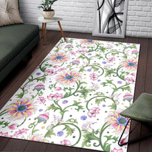 Load image into Gallery viewer, Beautiful pink lotus waterlily leaves pattern Area Rug
