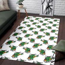Load image into Gallery viewer, Green Amy Helicopter Pattern Area Rug
