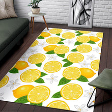 Load image into Gallery viewer, Lemon Flower Pattern Area Rug
