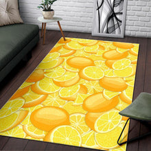Load image into Gallery viewer, lemon pattern Area Rug
