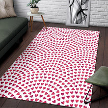 Load image into Gallery viewer, Heart Wave Pattern Area Rug
