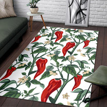Load image into Gallery viewer, Chili Leaves Flower Pattern Area Rug
