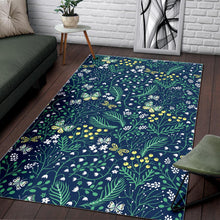 Load image into Gallery viewer, butterfly leaves pattern Area Rug
