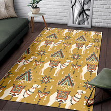 Load image into Gallery viewer, Camels ethnic motif pattern Area Rug
