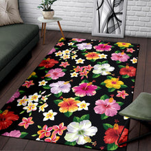 Load image into Gallery viewer, Hibiscus Pattern Print Design HB025 Area Rugs
