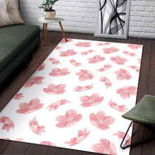Load image into Gallery viewer, Pink sakura cherry blossom pattern Area Rug
