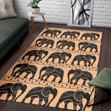 Load image into Gallery viewer, Elephant Pattern Ethnic Motifs Area Rug
