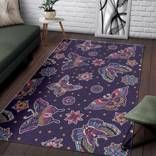 Load image into Gallery viewer, Butterfly Star Pokka Dot Pattern Area Rug
