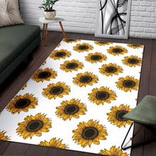 Load image into Gallery viewer, sunflowers design pattern Area Rug
