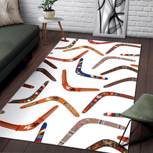 Load image into Gallery viewer, Boomerang Australian aboriginal ornament pattern Area Rug
