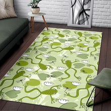 Load image into Gallery viewer, Cute frog dragonfly pattern Area Rug
