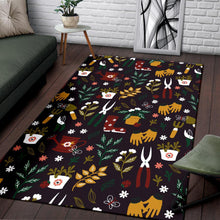 Load image into Gallery viewer, Gardening Pattern Print Design G05 Area Rugs
