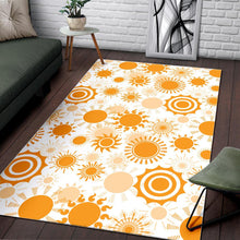 Load image into Gallery viewer, Sun design pattern Area Rug

