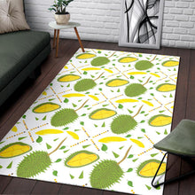 Load image into Gallery viewer, Durian pattern bDurian pattern background Area Rugackground Area Rug
